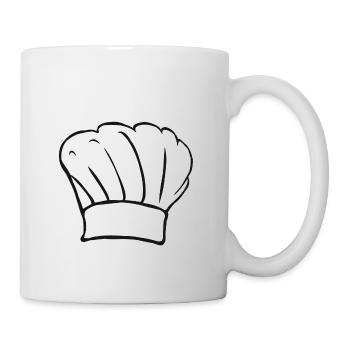 Chef hat amateur cook baker cook gift cook - Mug - white - Right