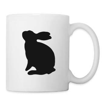 Lapin mignon lapin animal de compagnie lapin de pâques - Mug blanc - blanc - Droite