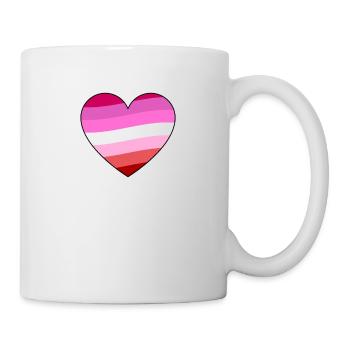 Pride Lesbian - Tasse - Weiß - Rechts