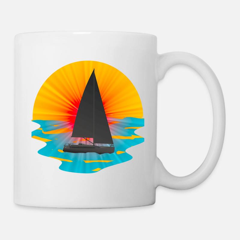 romantic sailor - Mug - white