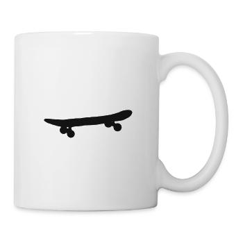 Skateboard Sport Skater Gift Longboard Sakten - Mug - white - Right