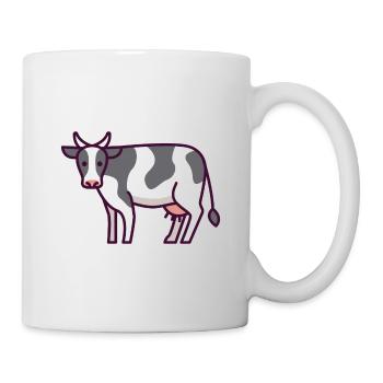 Kuh - Tasse - Weiß - Rechts