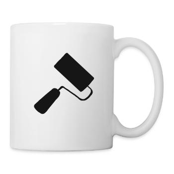 Brush Painting Art Painter Colorful Varnisher Artist - Mug - white - Right