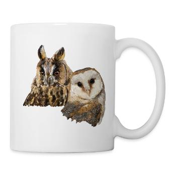 Owl and owl - Mug - white - Right