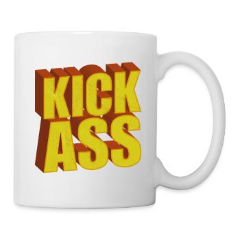 Kick-Ass - Tasse - Weiß - Rechts