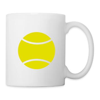 Balle de tennis cadeau sport balle le sport - Mug blanc - blanc - Droite