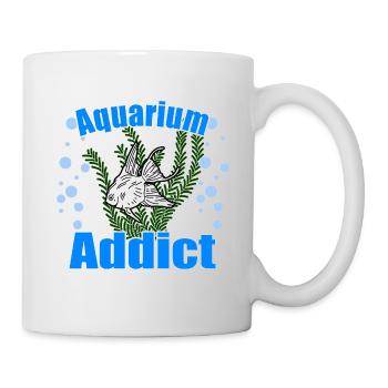 Aquarium Addict aquariophile aquariophile - Mug blanc - blanc - Droite