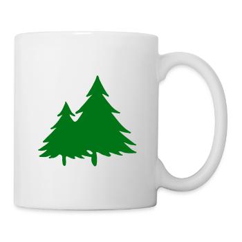 Plant Tree Gardener Fir Organic Trees Christmas Tree - Mug - white - Right