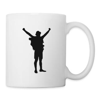 Wanderung Spazieren Wandern Bergsteigen Wanderer - Tasse - Weiß - Rechts