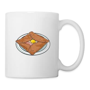 I love Breton Galettes / Breizh / Brittany - Mug - white - Right