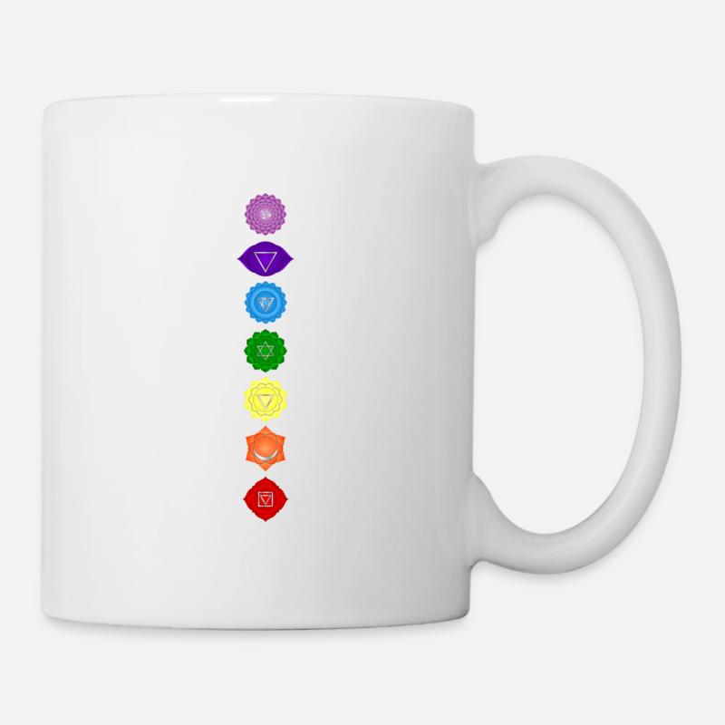 Chakra - Tasse - Weiß