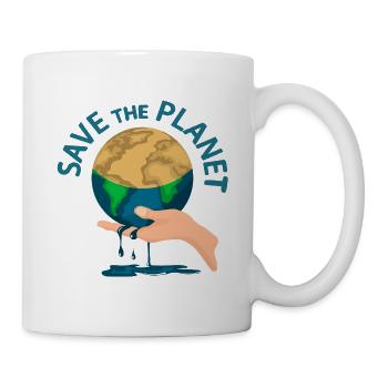 RETTE DEN PLANETEN - Tasse - Weiß - Rechts