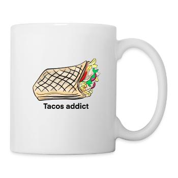 Addict tacos / Lyonnais tacos / street food - Mug - white - Right