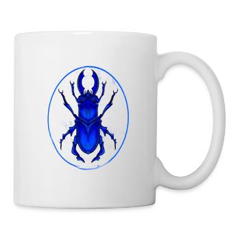 Insekt / Zeichnung / Tätowierung - Tasse - Weiß - Rechts