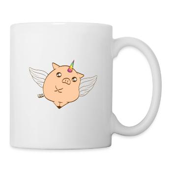 Perfect Pig Gift Tee With An Illustration Of A - Mug - white - Right