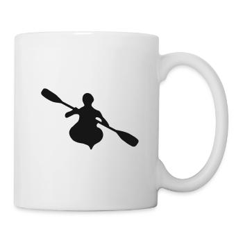 Canoë-kayak Sports nautiques cadeau de rame - Mug blanc - blanc - Droite
