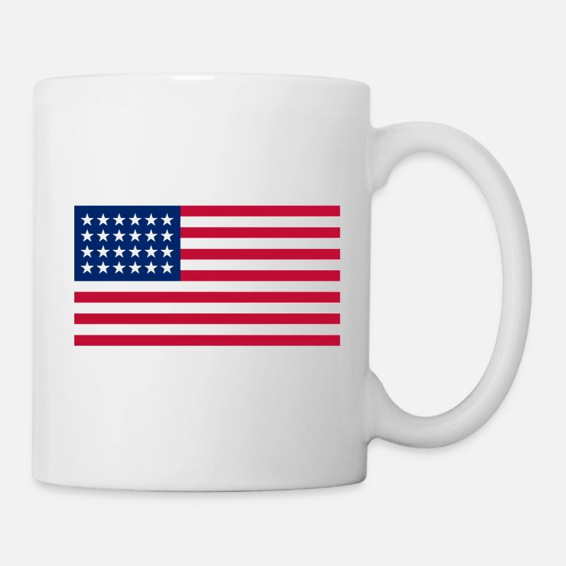 American Flag - Mug - white