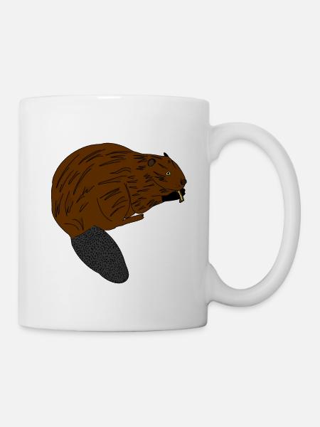 Biber - Tasse - Weiß