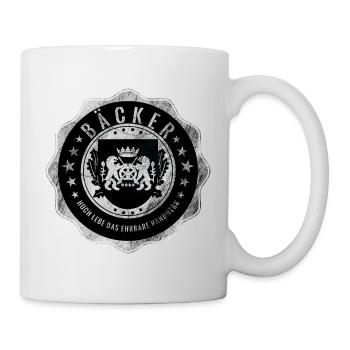 Boulanger, boulangerie, artisanat, armoiries de la guilde - Mug blanc - blanc - Droite
