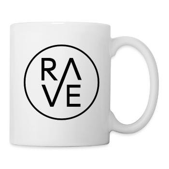 Techno Raving Rave Gift Music - Mug - white - Right
