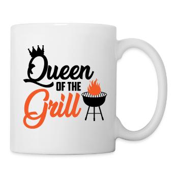 Queen Of The Grill Funny Women's Barbecue BBQ - Mug - white - Right
