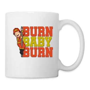 Pompiers Incendie Intervention Pompier Cadeau - Mug blanc - blanc - Droite