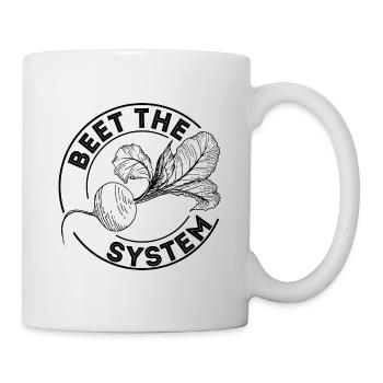 Beet the System beet vegetable gift - Mug - white - Right