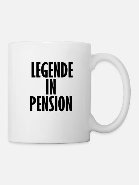 Pension - Tasse - Weiß