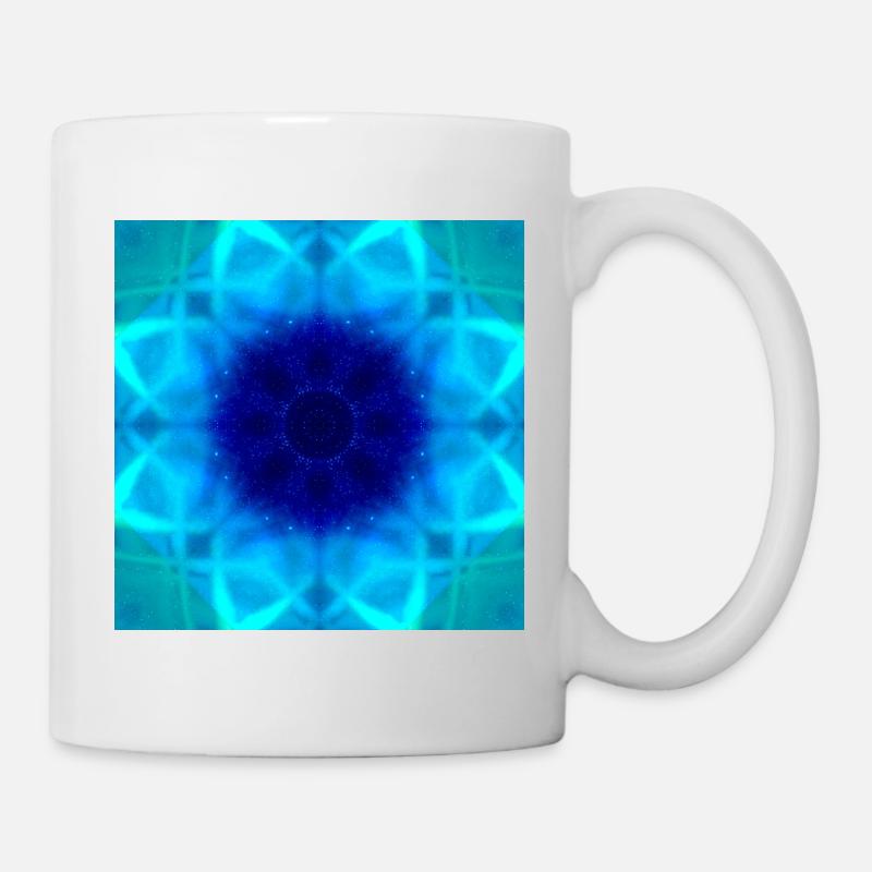Aurora Borealis Kaleidoscope - Tasse - Weiß