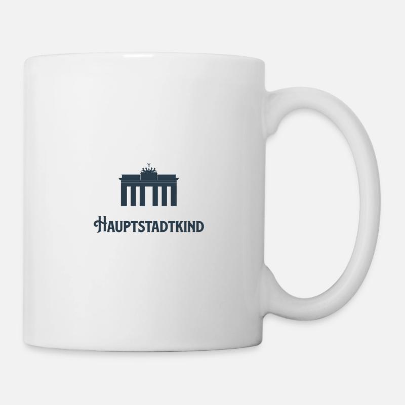 Hauptstadtkind Berlin Berliner Heimat - Tasse - Weiß