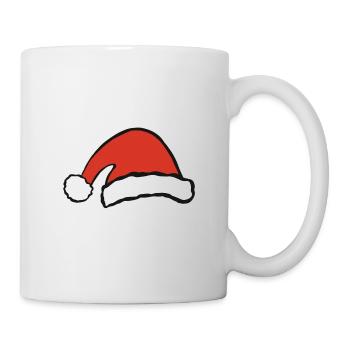 Bonnet de Noel X-Mas Christmas Christmas hat - Mug blanc - blanc - Droite