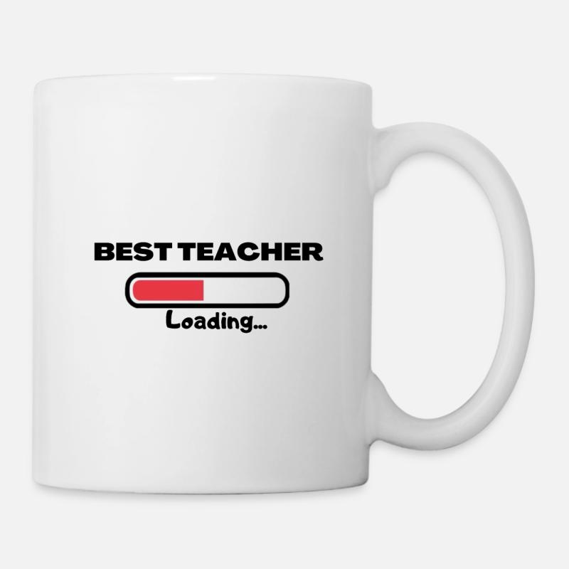 Design Humor best teacher Loading ... - Mug - white
