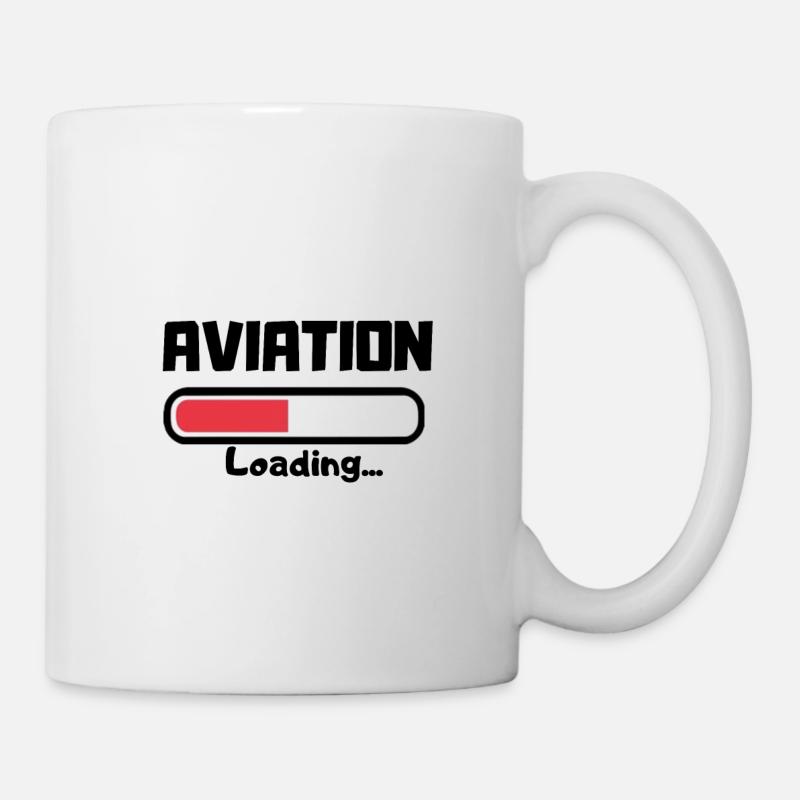 Design Aviation humor Loading ... - Mug - white