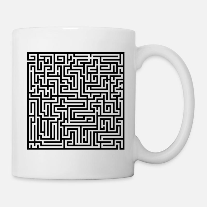 labyrinthe - Mug blanc - blanc