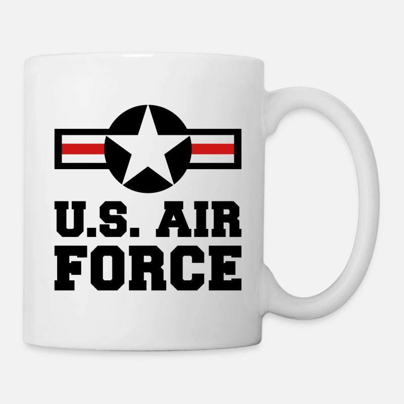 us air force - Tasse - Weiß