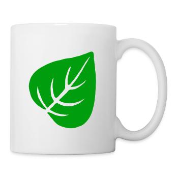 Leaves Garden Natural Gardener Leaf Eco Green Organic - Mug - white - Right