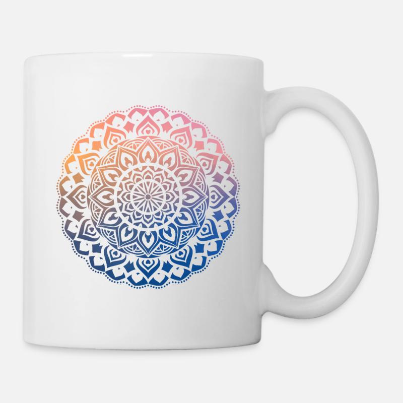 Mandala - Mug blanc - blanc