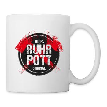 RUHRPOTT 03 - Tasse - Weiß - Rechts