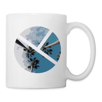 Palme - Tasse - Weiß - Rechts