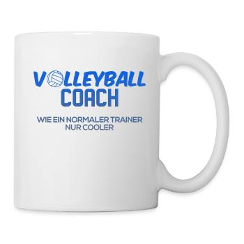 Volleyball Coach Trainer - Tasse - Weiß - Rechts
