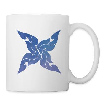 Étoile de lancer - Mug blanc - blanc - Droite