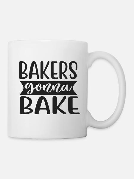 Bäcker werden backen - Tasse - Weiß