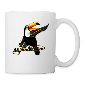Oiseau tucan - Mug blanc - blanc - Droite