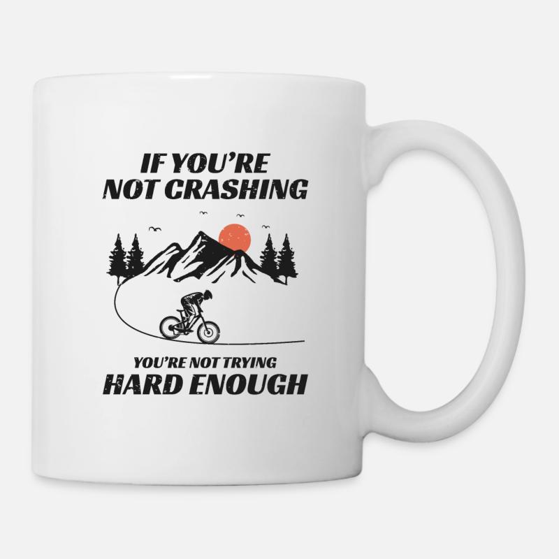 VTT vélo tout-terrain vélo VTT cadeau - Mug blanc - blanc
