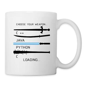 Coding Java programmeur profession cadeau - Mug blanc - blanc - Droite