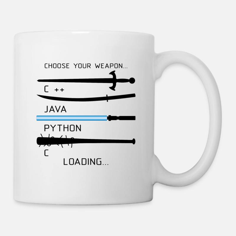Coding Java programmeur profession cadeau - Mug blanc - blanc