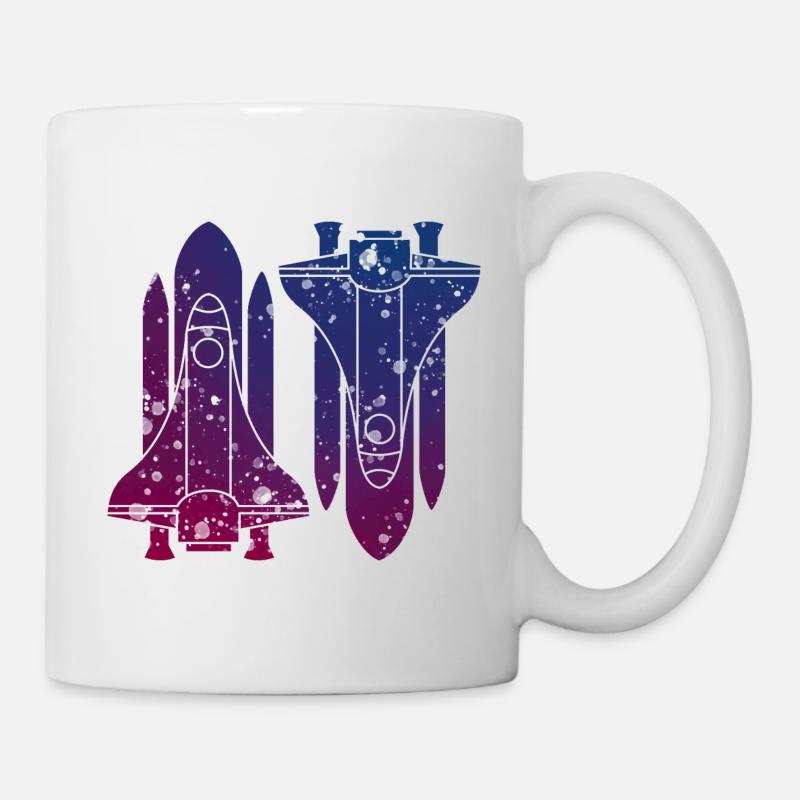 Raketen - Tasse - Weiß