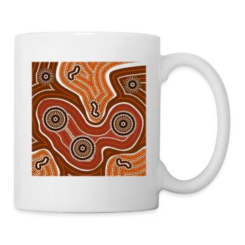 3 Gleiche und andere - Tasse - Weiß - Rechts