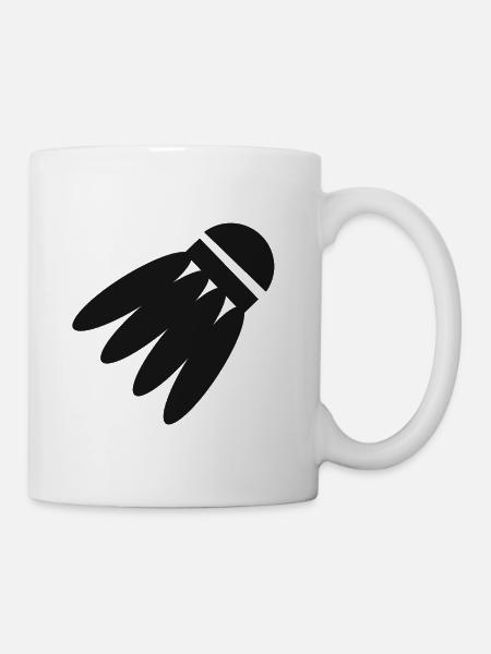 Federball Geschenk Badminton Federballliebhaber - Tasse - Weiß