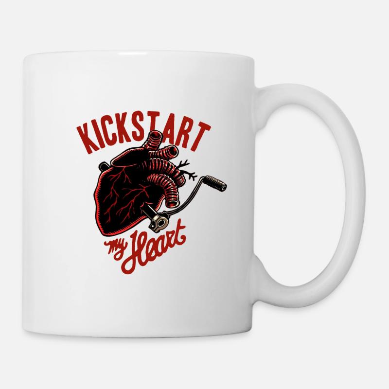 kickstart mon cœur - Mug blanc - blanc